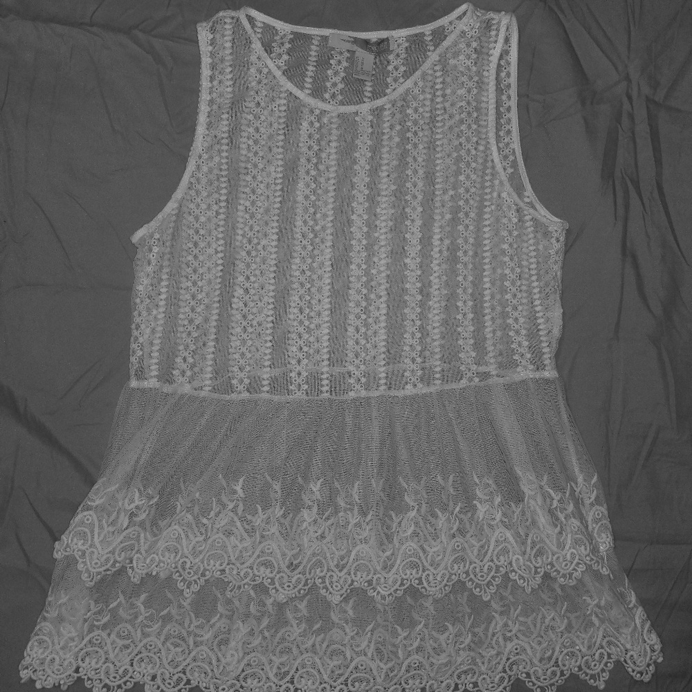 Lace tank